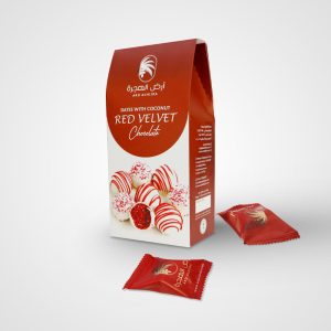 Dates Stuffed with Red Velvet and Coconut